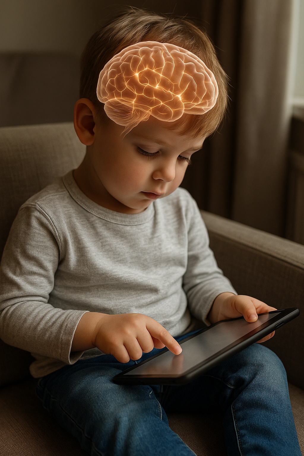 O impacto do uso de telas no neurodesenvolvimento infantil